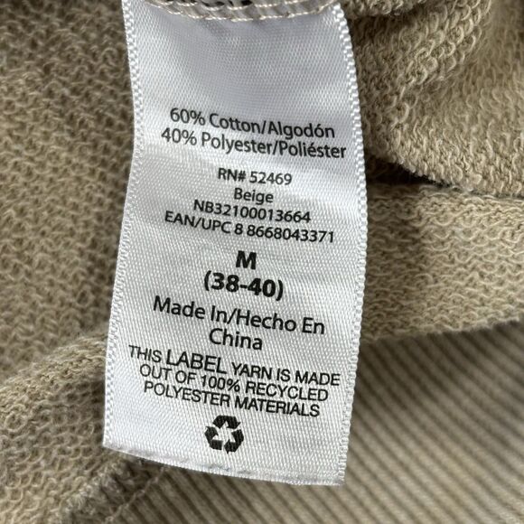 Thrashed Vintage Sweatshirt Sun Faded Beige Distressed Gothic Grunge - Picture 7 of 8